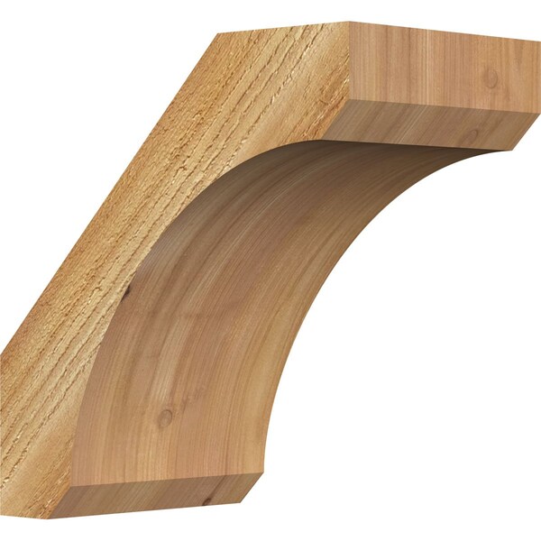 Ekena Millwork 6"W x 10"D x 10"H Legacy Rough Sawn Knee Brace, Western Red Cedar BRC06X10X10LEC00RWR - main